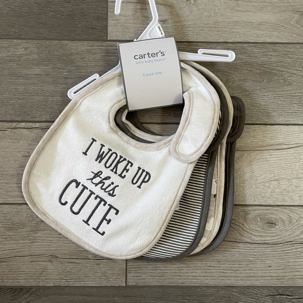 Carter’s 4 pack bibs